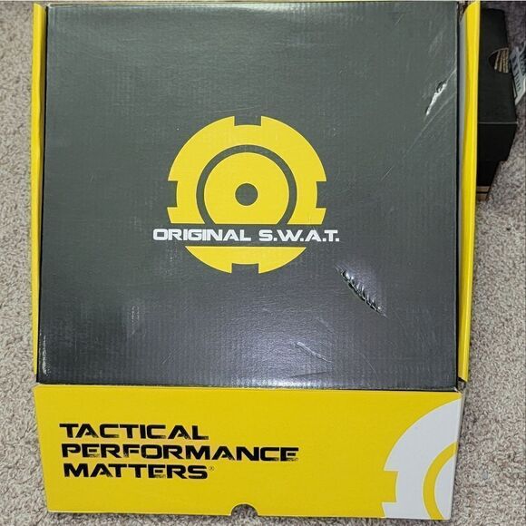 Original SWAT Classic 6" Side Zip Black WP Safety Tactical Boots (116101) Size 7 - Picture 6 of 12